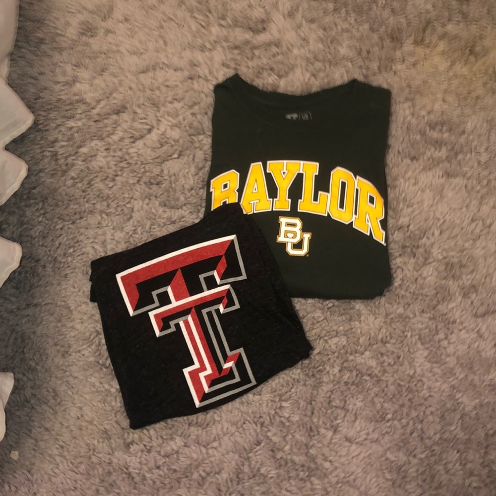 Two college shirts!